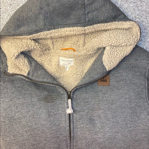 Field & Stream Quilted Sherpa Lined Hooded Jacket - Picture 1 of 6